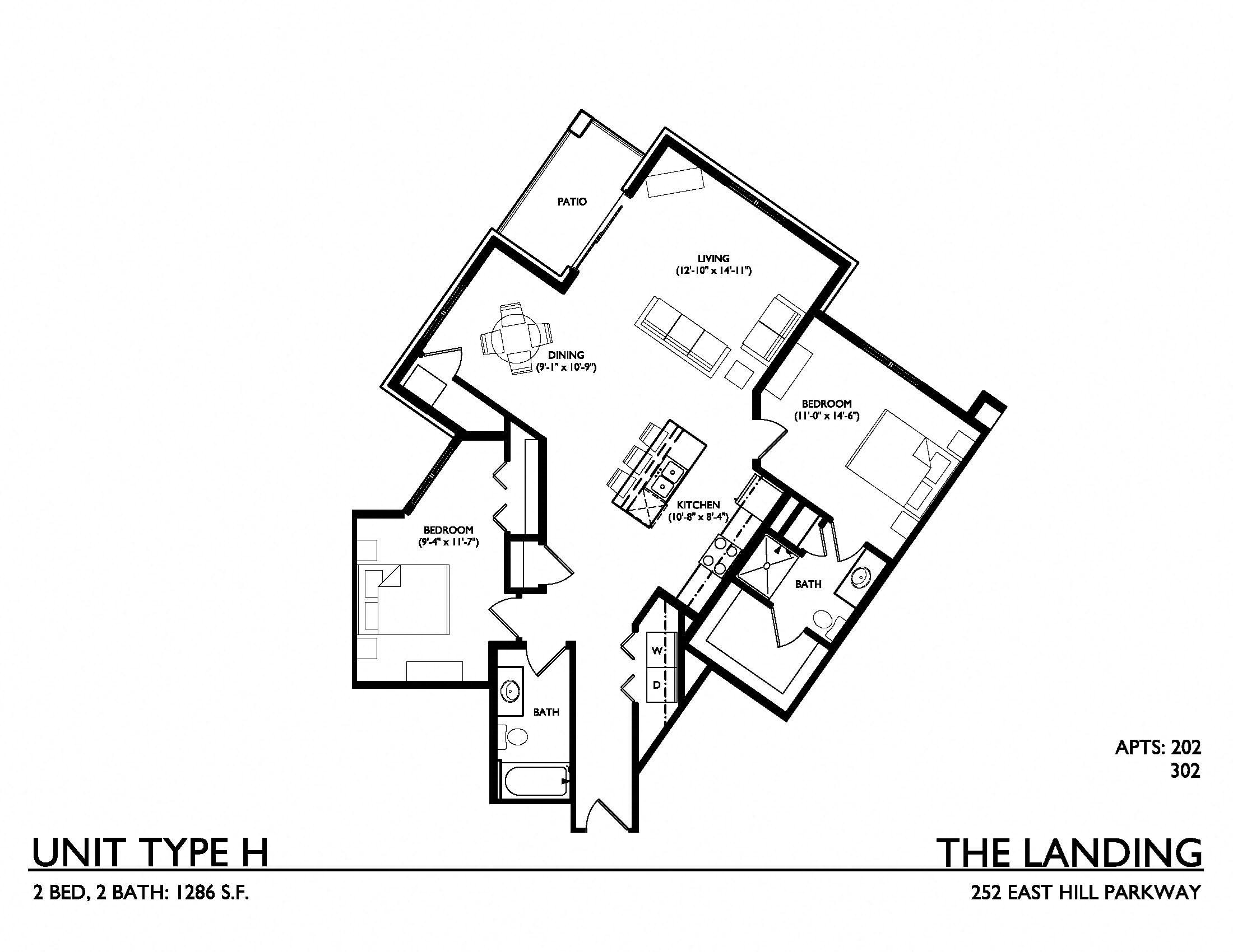 H Floor Plan 17